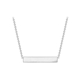 Engravable Bar Necklace in Gold - Dracakis Jewellers
